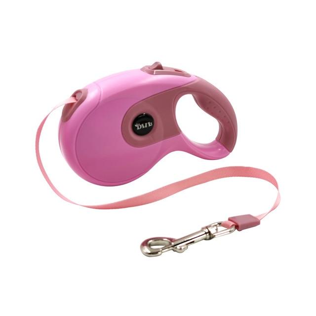 Retractable Dog Leash 7 Colours! Pet Leashes BestPet Pink 3m-10kg Dog 