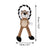 Rope & Squeak Plush Dog Chew Toy Dog Toys BestPet Lion 