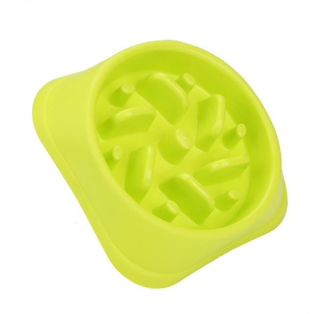 Slow Feeder Puzzle Pet Food Bowl Pet Bowls, Feeders & Waterers BestPet Green Classic 