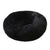 Soft and Fluffy Plush Calming Pet Bed With Removable Cover Dog Beds BestPet Black Small 50CM 