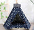TeePee Tent Pet Bed - 7 Designs! Dog Beds BestPet Navy Stars Small 