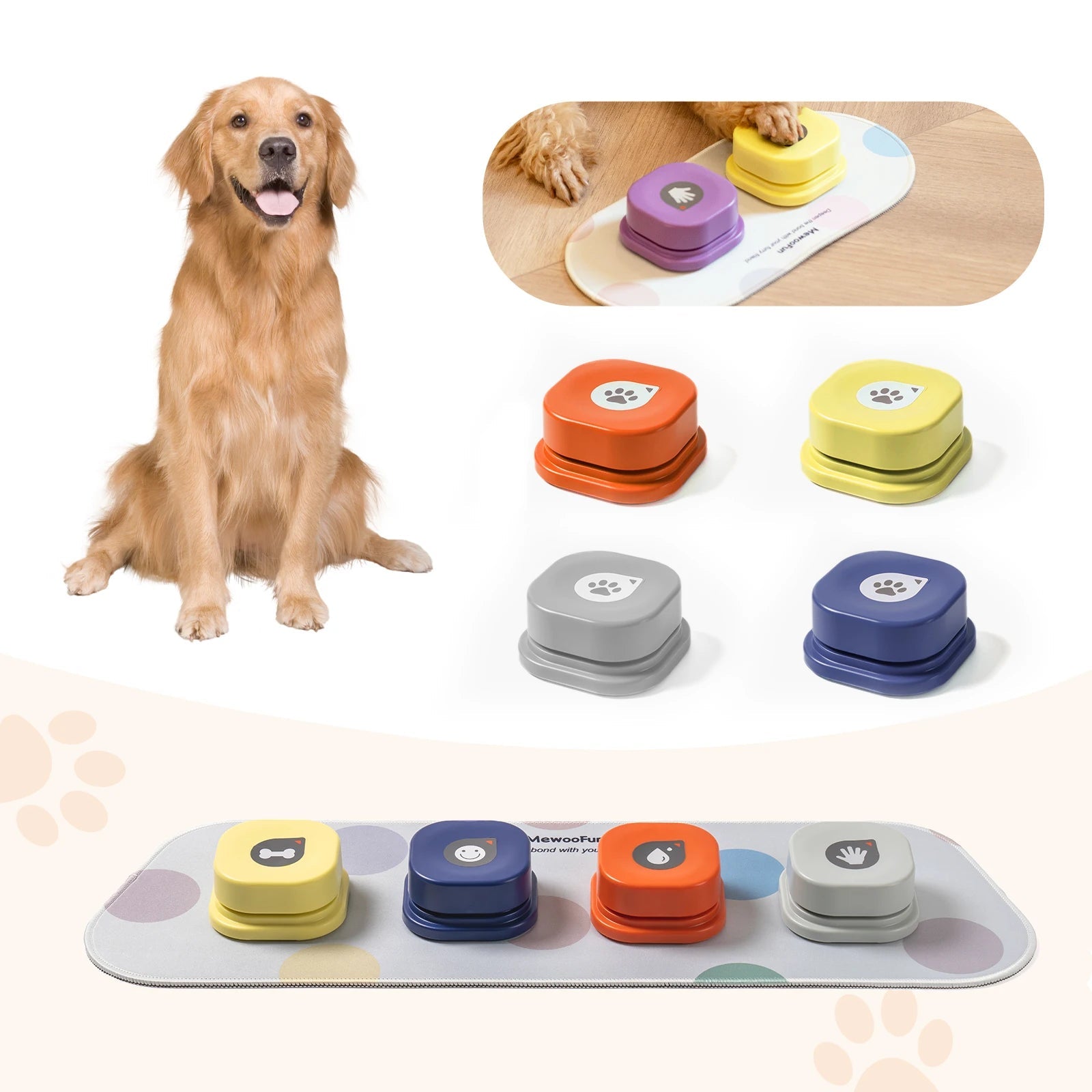 Voice Recording Buttons Dog Toy Dog Toys Best Pet 