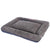 Washable Soft Cushion Dog Bed Dog Beds BestPet Grey 48cm X 35cm 