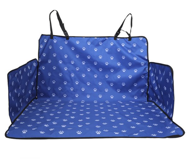 Waterproof Pet Car Boot Protector Pet Carriers &amp; Crates BestPet Boot Blue Paws 