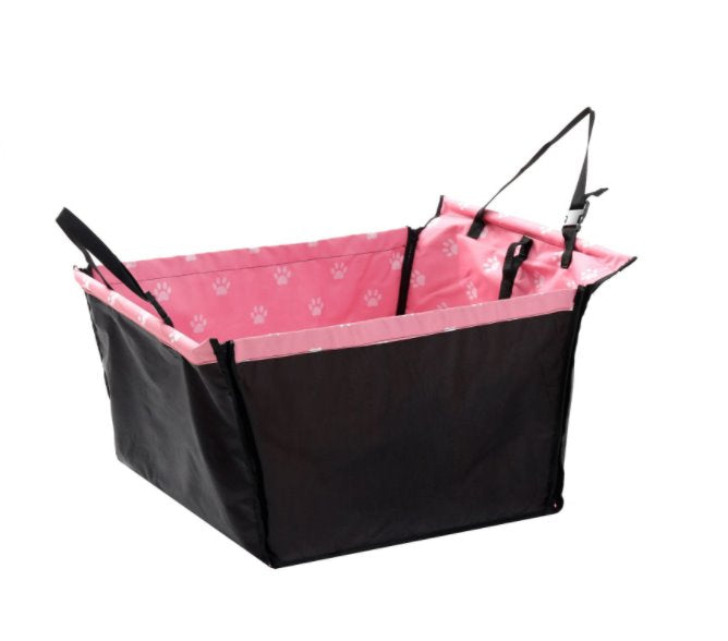 Waterproof Pet Car Half Back Seat Protector Pet Carriers & Crates BestPet Half Back Seat Pink 