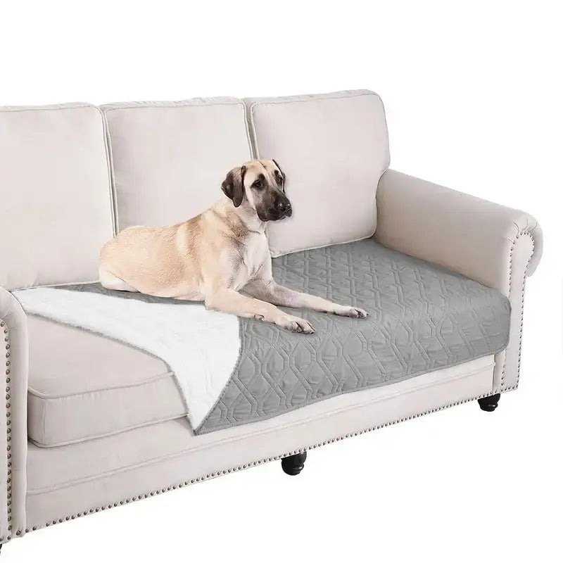 Waterproof Pet Sofa &amp; Bed Blanket Dog Beds Best Pet Grey 76cm x 76cm 