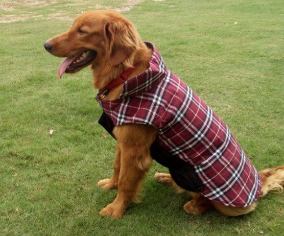 Waterproof Reversible Warm Fleece Dog Coat Dog Apparel BestPet 