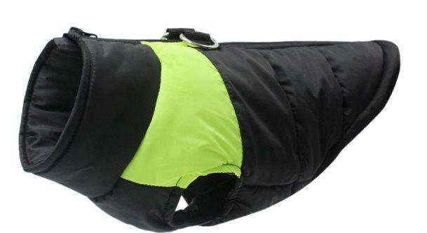 Waterproof Winter Dog Puffer Coat Dog Apparel BestPet Green Small 