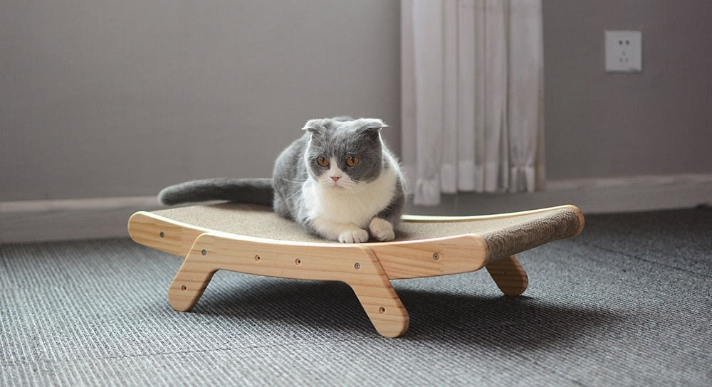 Wooden Cat Scratcher Bed Cat Furniture Best Pet 