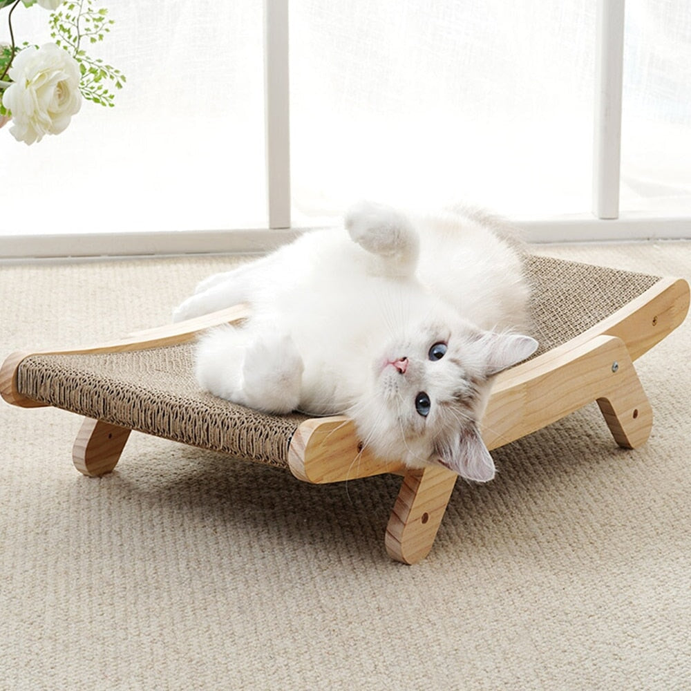 Wooden Cat Scratcher Bed Cat Furniture Best Pet 