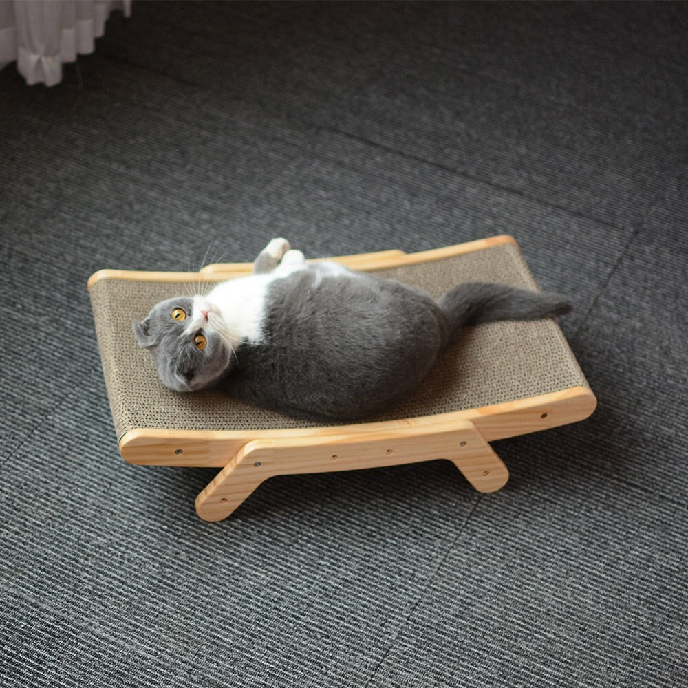 Wooden Cat Scratcher Bed Cat Furniture Best Pet 